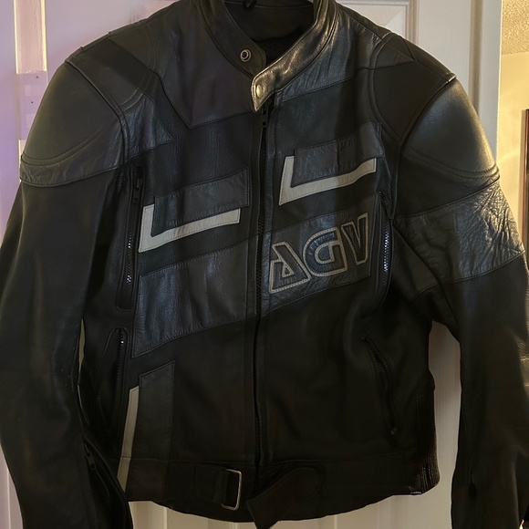 Vintage AGV Premium Leather Moto Jacket